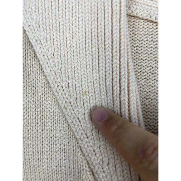 Patty Boutik Cardigan Sweater Womens S Brown‎ 5 Button Pockets New w Defects - Picture 9 of 12